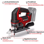 Preview: Einhell Akku-Stichsäge TE-JS 18/100 Li - Solo, 4321270